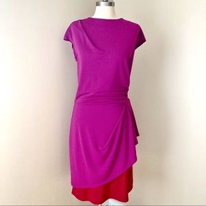 Narcisco Rodriguez for DN Berry/Burgundy Dress